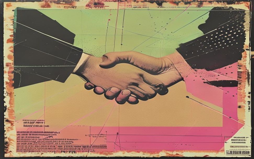 Red B2B con automatización robótica representando ventas en LinkedIn